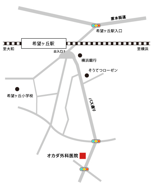 オカダ外科地図